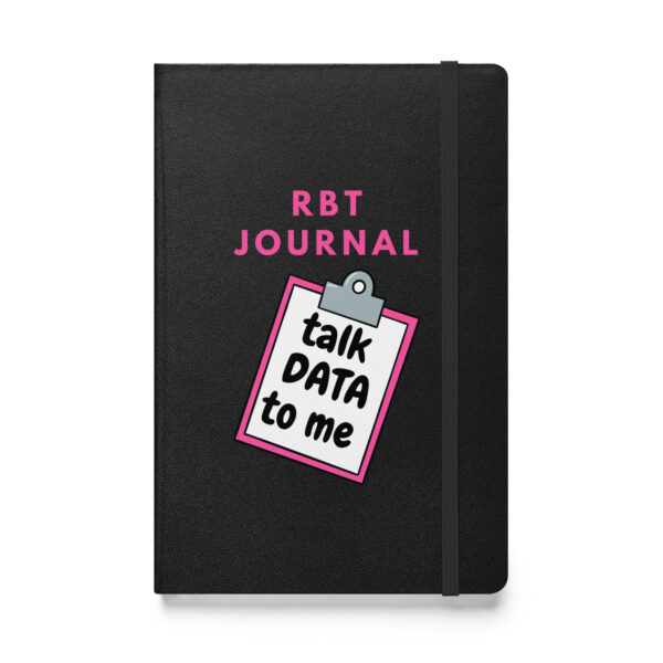 Talk DATA To Me (Pink Version) Hardcover bound notebook